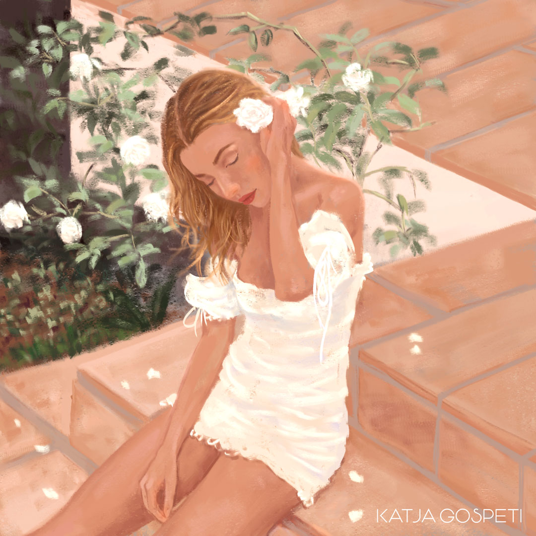 Katja Gospeti Art Studio Digital Painting Portraits Feminine Art